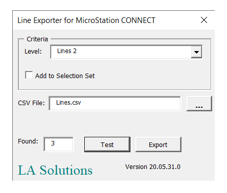 Line Exporter