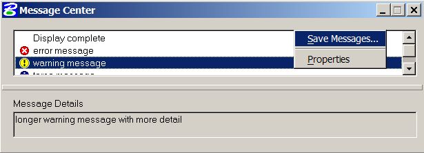 <em>Message Center</em> Save Messages