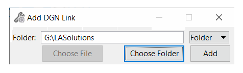 Create Folder DgnLink
