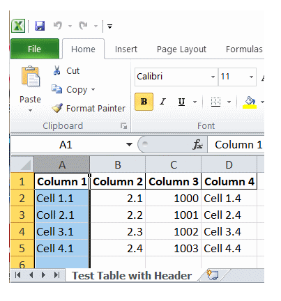 DGN text exported to Excel