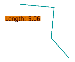 Line with Label