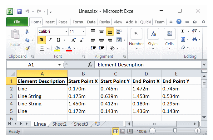 Linear Report Definition 8