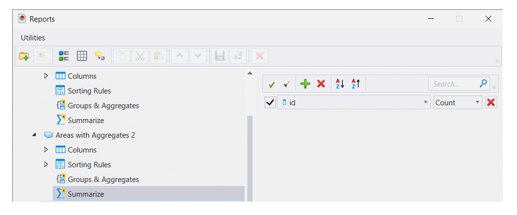 Summarize Count Rule